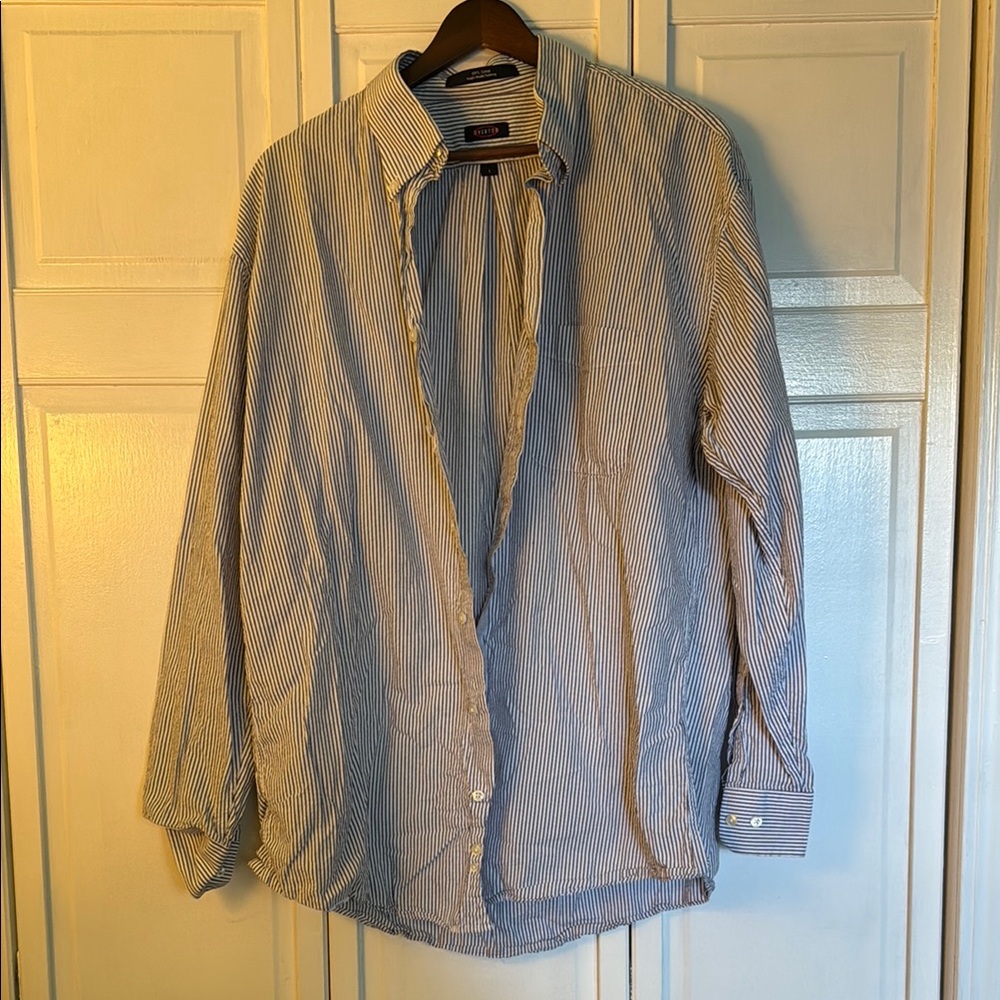 Men's Blue Striped Jacket